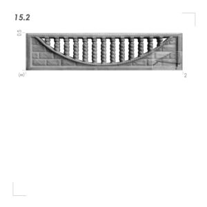 Форма для огорожі 15.2