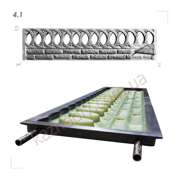 Форма для огорожі фагот
