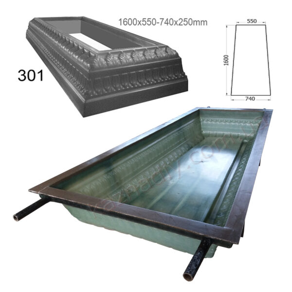 форма для цветника 301 под памятник