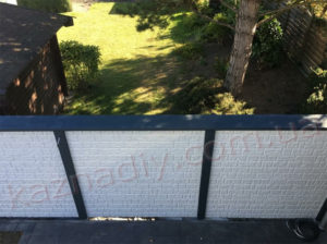 двухсторонний бетонный забор