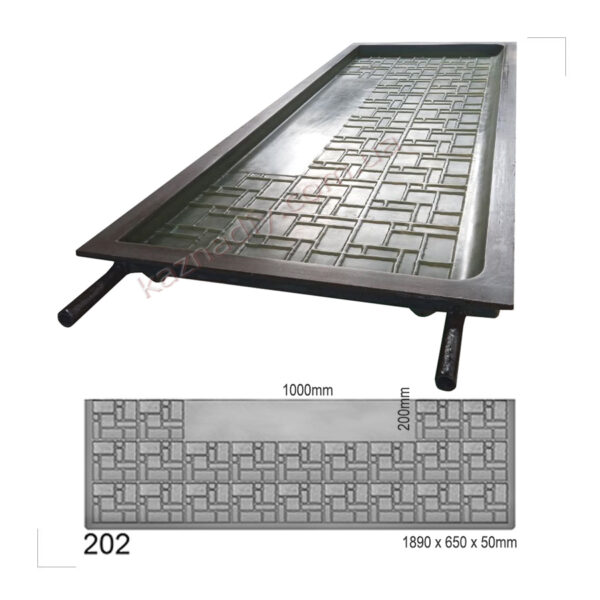 Форма для протиусадкових плит 202