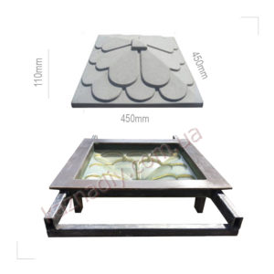 Форма для накрытия заборного столба