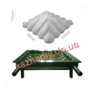 Форма для накриття 450х170мм