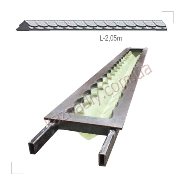 Форма для накриття L-2,05m