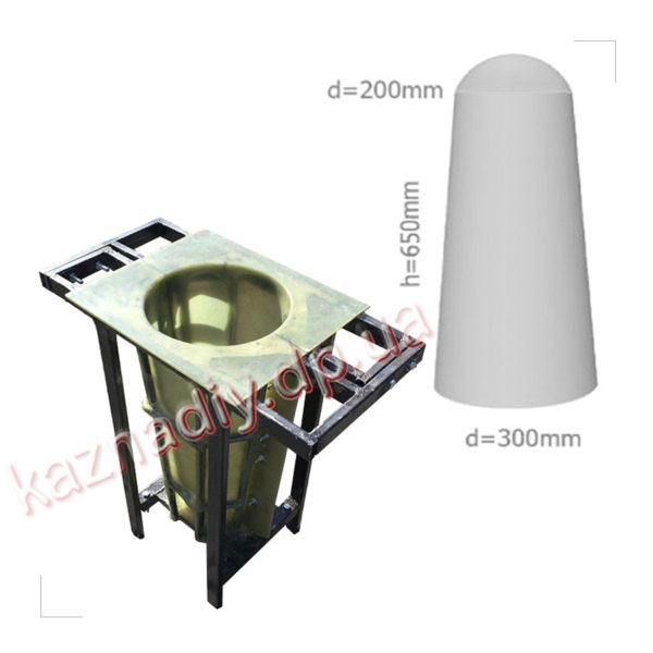 Форма для ограничителя парковочного