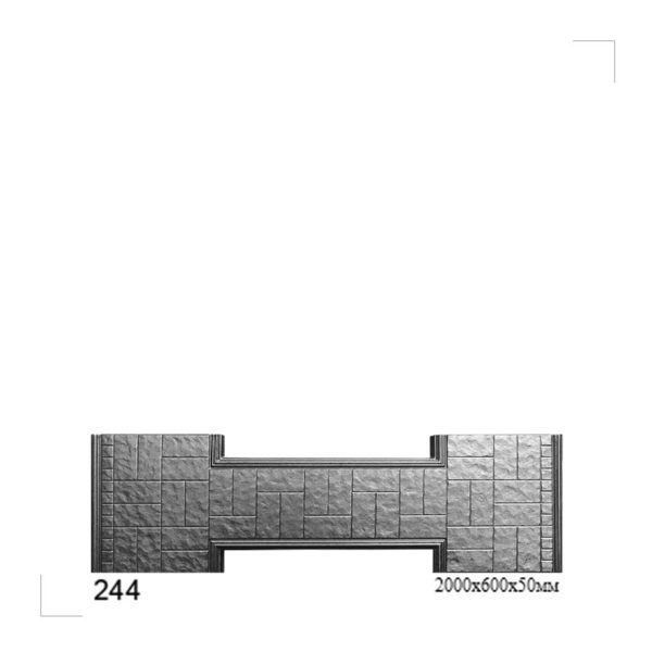 Форма для протиусадкових плит 244