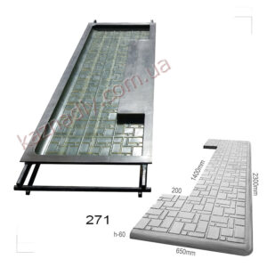 Форма для протиусадкових плит 271