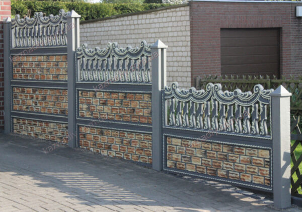 Форма для стовпа гладкого на 2 секції, переріз 130х130мм - Зображення 2