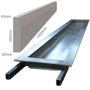 Форма для бордюра підпарканного