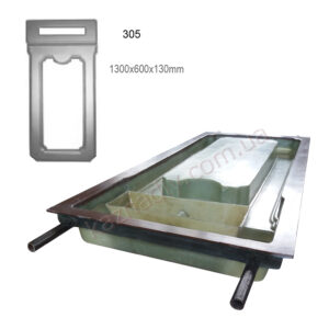 форма для цветника под памятник, 305, с пустотником