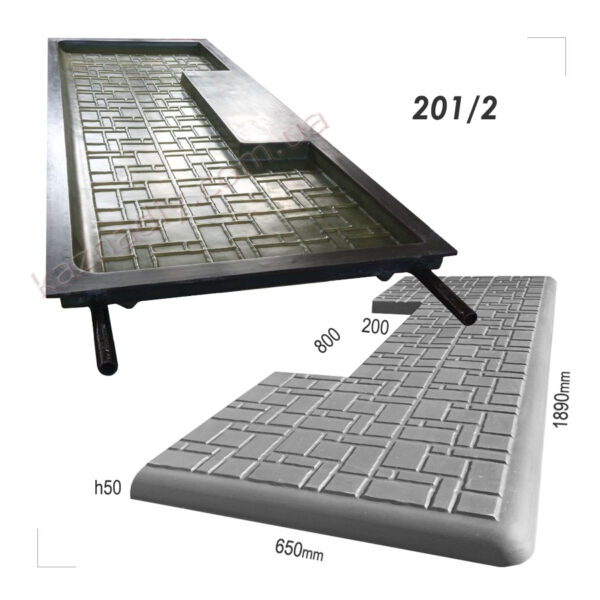Форма для плити з бетону